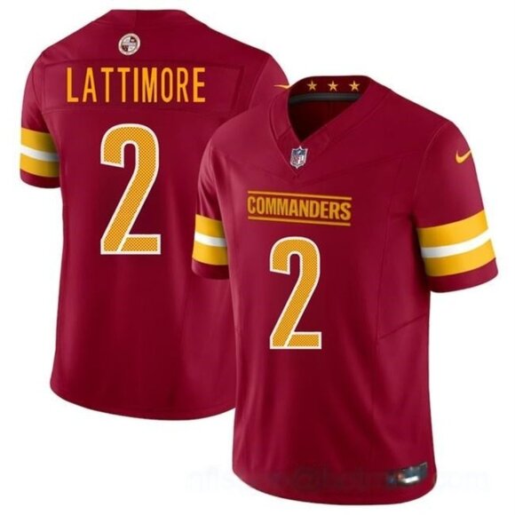 Mens Youths Kids Womens Marshon Lattimore Red Stitched Jersey